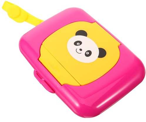 IMIKEYA Titel Tragbarer Feuchttuchspender Für Panda-muster Mit Deckel Für Unterwegs Reise Kinderwagen Und Zuhause