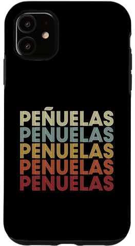 Hülle für iPhone 11 Penuelas Puerto Rico Penuelas PR Vintage Text