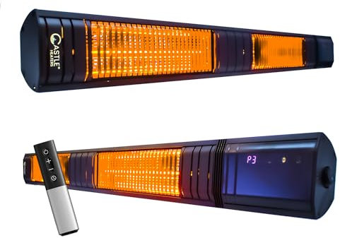 Kiam 3KW Infrared Outdoor garden Patio Heater KMH-30R9 Wall Mounted with Remote Control