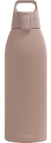 SIGG - Isolierte Trinkflasche - Thermosflasche Shield Therm One Dusk - kohlensäurehaltige Getränke - Auslaufsicher - Spülmaschinenfest - BPA-frei - 90% recycelter Edelstahl - Dusk - 1.5 L