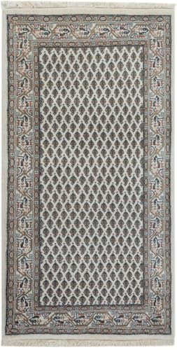 Nain Trading Indo Mir 76x141 Handgeknüpft Orientteppich Läufer Teppich Wolle Indien