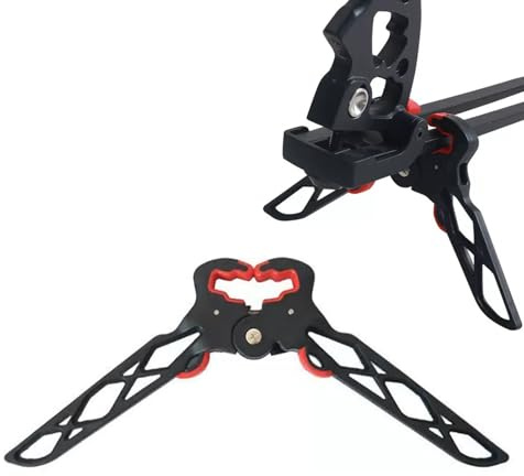 KURUGEILI Archery Bow Stand Compound Bow Stands Bow Jack Limbs Clamp Kickstand for Compound Bow Hunting Accessories