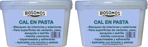 Cal Apagada En Pasta 5Kg Biosomos (2 Unidades)