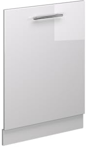 Vicco Façade de Lave-Vaisselle Fame-Line, Blanc Haute Brillance, 60cm