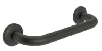 Mice - Asa de Ducha de Acero Inoxidable - Atornillado - Antideslizante de baño - Asa de seguiridad - Agarrador de ducha - Agarraderas Baño Para Mayores - Negro Mate