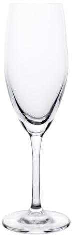 Olympia Cantina - Flute da champagne in cristallo, 195 ml (confezione da 6)