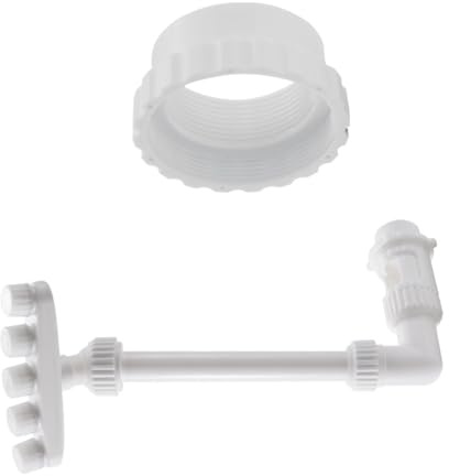 Fontana regolabile per piscina 5 ugelli a cascata spruzzatori refrigeratori piscina cascata fontana per piscine interrate fontane d'acqua per piscine interrate accessori