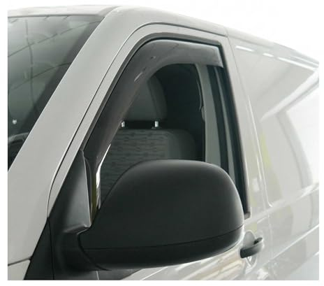 OMAC Windabweiser Regenabweiser kompatibel mit VW T6 T6.1 Transporter alle 2015-2024 Dunkel 2tlg