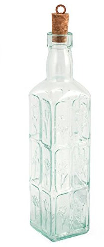 Bormioli rocco bottiglia in vetro fiori tappo sughero cl50