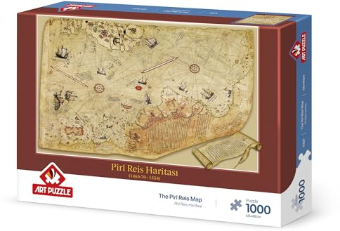 Heidi heidi4308 die Piri Reis Map Art Puzzle (1000 Teile)