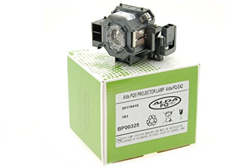 Alda PQ-Premium, Lampe de projecteur pour EPSON EB-410W Projecteurs, Lampe avec boîtier