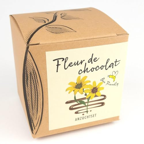 NATUR KRAFTWERK Geschenk-Anzuchtset Fleur de Chocolat - Schokoladenblume
