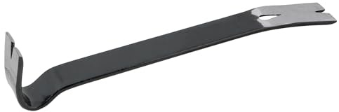 Performance Tool, W2022, Palanca plana de alta resistencia, extractor de clavos integrado, acabado esmaltado antióxido y anticorrosión, acero al carbono forjado tratado térmicamente, 38 cm