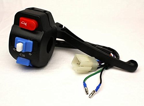 Citomerx Bremshebel inkl. Schalter Blinker links | Kompatibel mit 4 Takt Roller Baotian, Rex,Buffalo,Flex-Tech,Ering,Tauris,Zongshen
