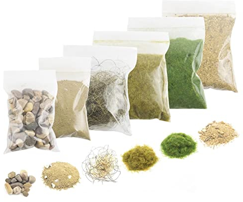 War World Gaming Wüste Basing Kit - Modellbau Gelände Tabletop Spiele Figuren Landschaftsbau Diorama Miniaturen Figuren Landschaft Geländebau Desert Modell Materialien