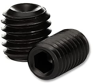 DOJA Industrial | Gewindestifte Madenschrauben | M3 x 5 mm | PACK 25 | Schrauben ohne Kopf | Madenschraube Hex Grub Sechskant | Gewindestift Einschraubmutter | Tuergriff mit Innensechskant