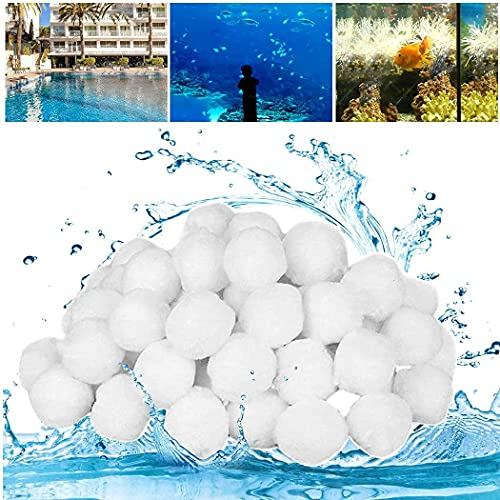 Poolfilter Polysphere Filterbälle, Pool Filterbälle Filter Sandfilteranlage 700g ersetzen 25kg Filtersand Zubehör Ersatz Poolfilter Filteranlage Umweltfreundlicher Ersatz für Quarzsand und Filterglas