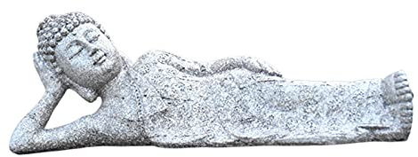 WJBABJ Buddha Statue Skulptur Wohnkultur Zen Garten Outdoor Dekoration Stein Meditation Buddha Figuren Ornamente