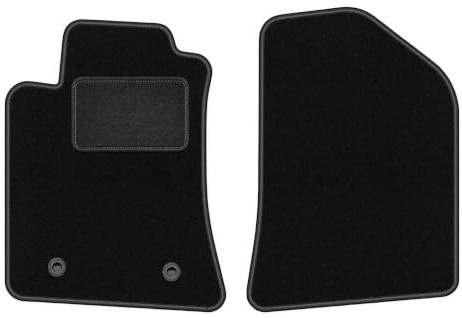 Velours-Fußmatten vorne passend für Toyota Avensis II T25 2003-2009, LUX | passend für Kombi/Liftback/Limousine; Velours-Teppich (Polypropylen), ca. 6,5 mm
