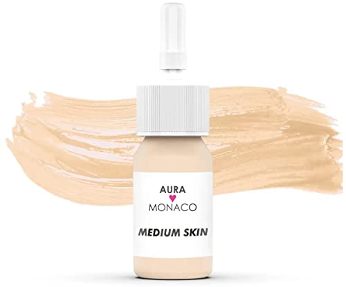 AURA Monaco Permanent Make Up Farbe PMU Farbe Microblading Farbe Powder Brows Pigment REACH-konform dermatologisch getestet made in DE Medium Skin Korrekturfarbe Tattoo Farbe