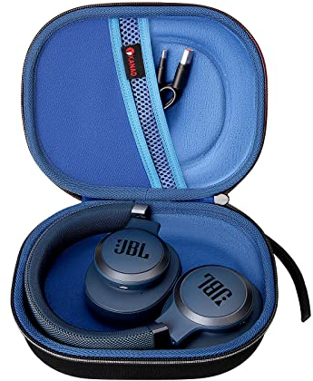 XANAD Housse Casque pour JBL Tune 510BT 520BT 770NC 760NC 720BT 710BT et JBL Live 670NC /770NC Sac de Voyage (Bleu foncé)