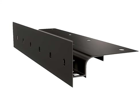 Renoplast® Profilo di gronda in alluminio W30 200cm Grafite | Finitura di terrazze| Pavimenti ventilati rialzati | Sistemi di drenaggio dell'acqua Profilo angolare | Profili per balconi anticorrosione