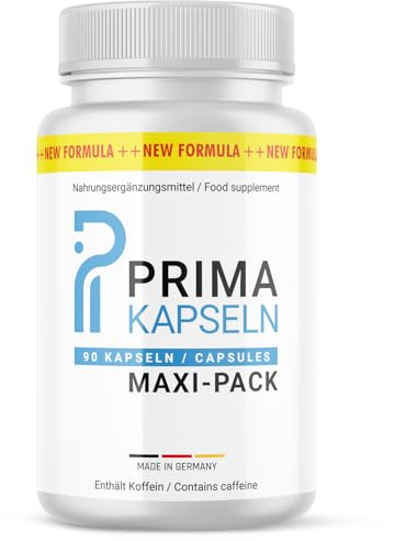 PRIMA Kapseln | für Männer und Frauen geeignet | Lifestyle | 90 Kapseln pro Dose 1x