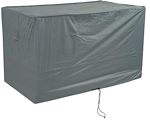 Woodside Grey Waterproof Heavy Duty Protective Outdoor Rattan Bistro Patio Set Cover, Garden Table & Chair Set Cover