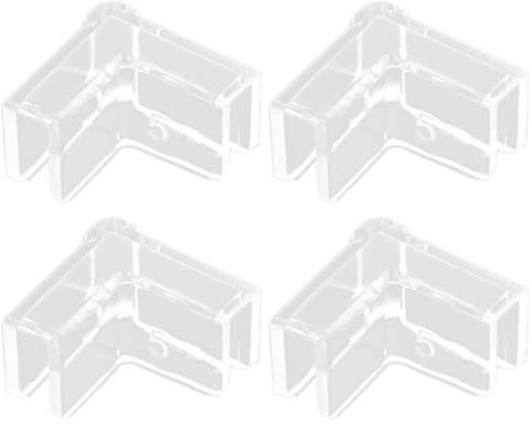 4 Stück Aquarium Kantenschutz Transparente Aquarium Stützwerkzeuge Transparenter Aquarium Glasabdeckungsschutz Einfach Zu Installierende Aquarium Glas Eckkantenschutz