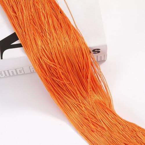 Wambere 1 cortina de hilos de 1 m × 2 m, cortina de líneas, cortina de fondo, cortina de cuerda, cortina para decoración de ventanas, separador de habitaciones, decoración de vacaciones, naranja