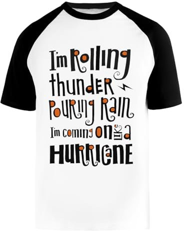 Hells Bells Baseball T-Shirt Herren Damen Unisex Weiß Rundhals Kurze Ärmel Bio-Baumwolle Tee Men's White