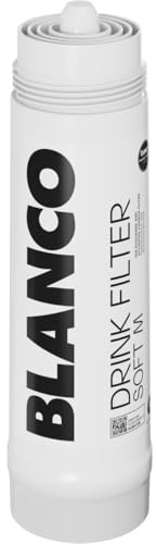 BLANCO Drink Filter Soft M | Weniger Kalk. Mehr Geschmack | Filterkapazität: 1.000 Liter bei 12 °dTH | Passend zu: Drink.soda & CHOICE.all | Anti-Kalk Filterkartusche