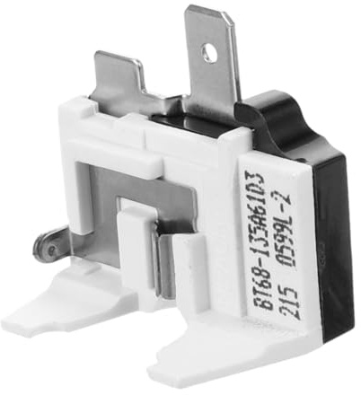 LOORGVEL Protecteur de Surcharge Installation Facile pour Surchauffe Matériau Plastique et Métal, Protection Fiable Compresseur de Congélateur et Réfrigérateur | Protection Surchauffe et Surcharge, Installation Facile, Pièces en Plastique et Métal