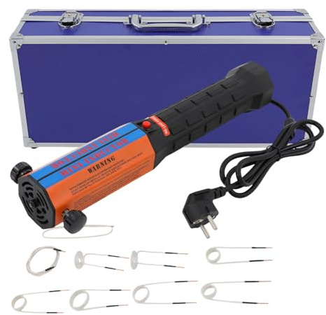 RibasuBB 1KW 800°C per Riscaldatore a Induzione Auto con 10 Bobine di Riscaldamento Magnetico a Induzione, Set di Riscaldamento a Induzione
