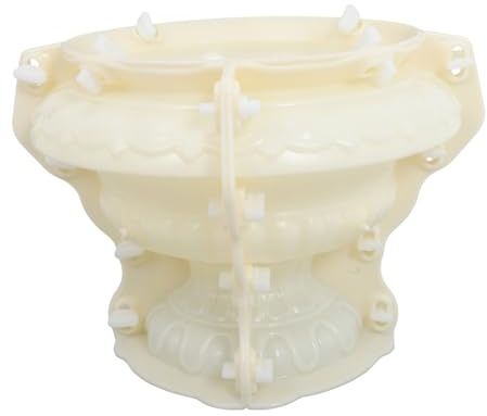 GLEAVI Stampo Riutilizzabile Facile Fai da Te in Plastica per Vaso da Fiori per Cemento Uso Esterno e Casa
