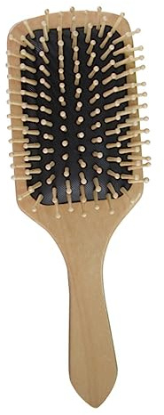 DECOMELODY Brosse à Cheveux Bois Palette pour Massage Naturelle et Douce pour Types de Cheveux Démêlante et Stimulante