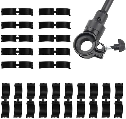 20 Stück Gummidichtung Für Fahrradlenker 31,8 Bis 25,4/22,2 Anti-Rutsch Rubber Lenkerdichtung Lenker Dichtung Adapter Rubber Gasket für Mountainbikes