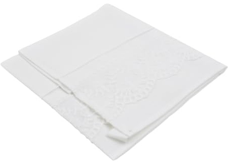 Elegante copertura antipolvere per termosifone in lino filato bianco, tessuto traspirante per la decorazione della casa e protezione dalla polvere, design avvolgente facile da installare, compatibile