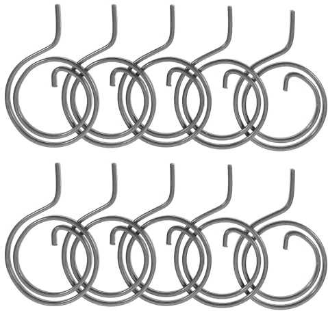 POPETPOP 10 Ressorts de Serrure en Fer pour Porte de Chambre Kit de 10 Pièces de Ressorts de Remplacement pour Noyau de Serrure Fournitures Métalliques en Vrac Adaptées aux Portes Antivol