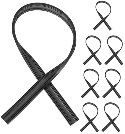 HEMOTON 8 Pezzi Ricariche Tergicristalli in Gomma 65 CM Strisce Tergicristallo per Auto Spatole Tergicristallo Posteriori Resistenti per Pulizia Parabrezza Efficiente