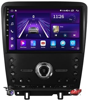 B,M200S,Android 15 Autoradio Stereo con 4G WiFi Carplay Android Auto per Mustang 2010-2014 Upgrade Touchscreen GPS Navi 10 Pollici Tablet Lettore MP5 Multimediale FM BT Receiver