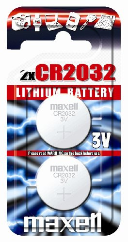 Maxell CR2032, Mainboardbatterie Lithium Knopfzelle 3V, 2er Blister