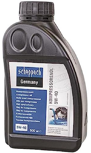 Scheppach Original Motorenöl - Kompressorenöl | für Inverter, Stromerzeuger & Druckluftkompressor | Ultra Performance Longlife SAE 5W-40 | 500ml Inhalt