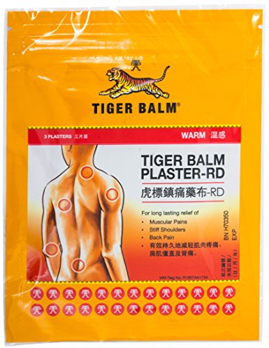 Bálsamo de Tigre 3 Parches Para Aliviar el Dolor Muscular y Tensión Tiger Balm Patch Analgesico Anti Dolor Efecto Calor - Aliviar Músculos, Articulaciones, Ligamentos - Relaja, Alivia y Regenera