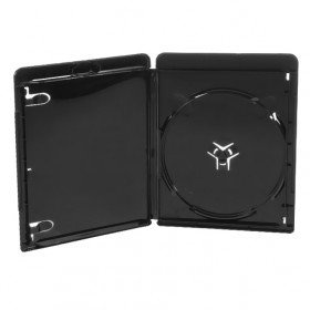 Amaray BLU-Ray Envoltorios, 11 mm Slim, Machine-Pack-Quality, Negro, 50 Unidades