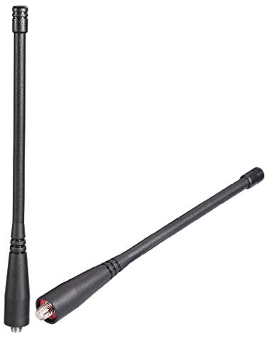 Bingfu Dual Band VHF UHF 136-174MHz 400-470MHz Ham Radio Antenna Handheld Two Way Radio Walkie Talkie SMA Female Soft Antenna 2-Pack for Wouxun Baofeng BF-F8HP UV-5R UV-82 BF-888S GT-3 Radio