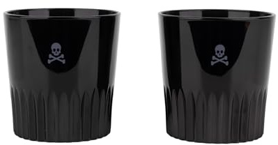 Set de 2 verres noirs pour whisky 345ml Scalpers Home