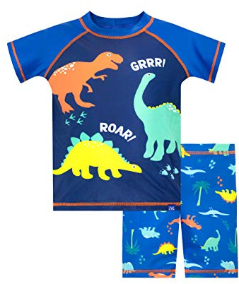 Harry Bear Pojkar Badset Dinosaurie Blå 104