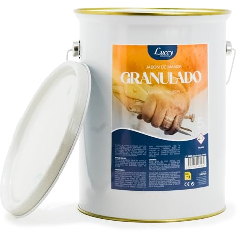 Sapone Mani Meccanico Professionale 5 Litres | Speciale Officine | Elimina Grassi, Oli e Sporco Ostinato | Sapone Mani Meccanici Uso Intensivo