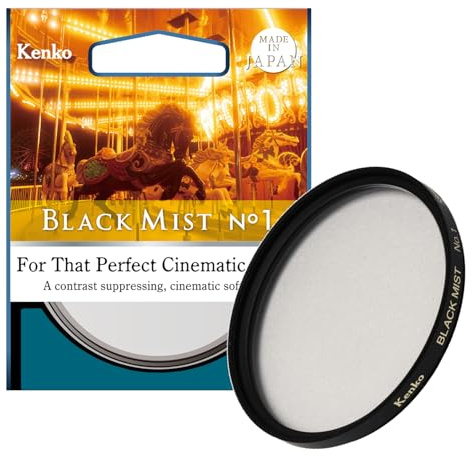 Kenko Filtros de Efectos Suaves Black Mist N°01 ø77mm, para Ajustar el Contraste y la dirección cinematográfica, Hecho en Japón